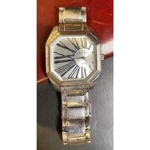 Men's 42mm Silver Tone Elements watch, Roman Numeral Dial